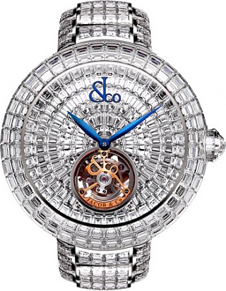 Jacob & Co. Watches High Jewelry Masterpieces Brilliant Flying Tourbillon Baguette Bracelet BT543.30.BD.BD.B30BA