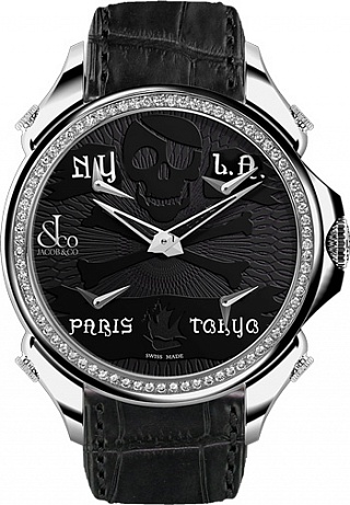 Jacob & Co. Watches Gents Collection PALATIAL FIVE TIME ZONE PIRATE PZ500.10.RO.NP.A Jacob & Co. Watches Gents Collection PALATIAL FIVE TIME ZONE PIRATE PZ500.10.RO.NP.A