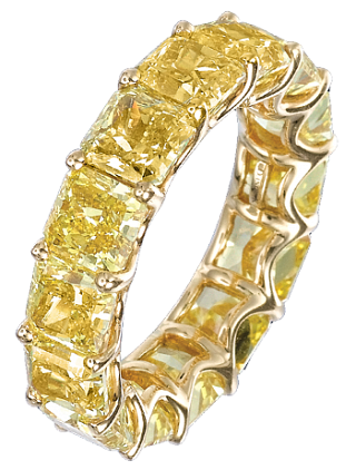 Jacob & Co. Jewelry Bridal Yellow Diamond Eternity Band 90712629 Jacob & Co. Jewelry Bridal Yellow Diamond Eternity Band 90712629