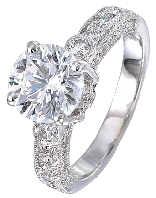 Jacob & Co. Jewelry Bridal Round Diamond Solitaire 90504052 Jacob & Co. Jewelry Bridal Round Diamond Solitaire 90504052