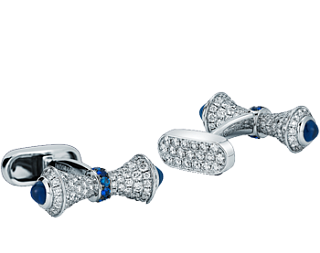 Jacob & Co. Jewelry Men's Cufflinks Diamond & Sapphire Cufflinks 91121219 Jacob & Co. Jewelry Men's Cufflinks Diamond & Sapphire Cufflinks 91121219