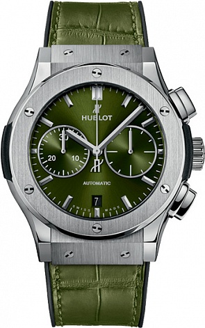 Hublot Classic Fusion Chronograph Titanium Green 521.NX.8970.LR