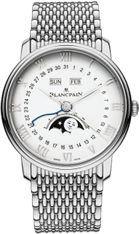 Blancpain Villeret Moon Phase Complete Calendar 40mm 6654-1127-MMB