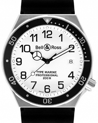 Bell & Ross Архив Bell & Ross Type Marine Type Marine White Rubber