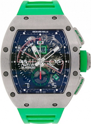 Richard Mille RM 011 Roberto Mancini Titanium Flyback Chronograph RM-011 Richard Mille RM 011 Roberto Mancini Titanium Flyback Chronograph RM-011