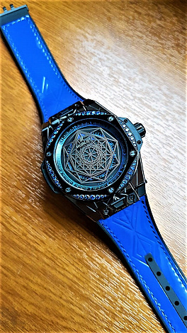 Sang Bleu All Black Blue 39 mm 03