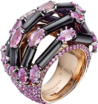 De Grisogono Jewelry Melody of Colours Collection Ring 50627-04 De Grisogono Jewelry Melody of Colours Collection Ring 50627-04