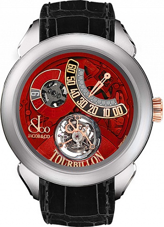 Jacob & Co. Watches Grand Complication Masterpieces PALATIAL FLYING TOURBILLON JUMPING HOURS PT510.24.NS.PR.A