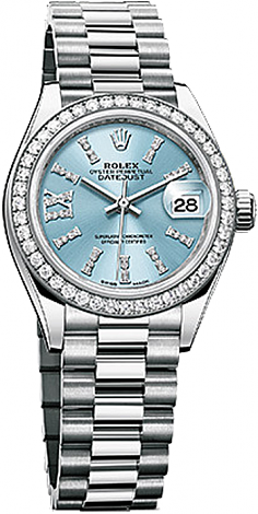 Rolex Архив Rolex 28 mm Platinum 279136RBR Rolex Архив Rolex 28 mm Platinum 279136RBR