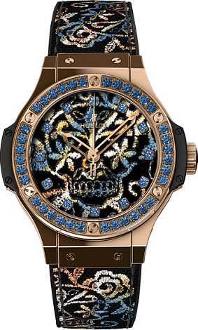 Hublot Архив Hublot SUGAR SKULL 41MM GOLD 343.PS.6599.NR.1201