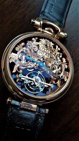 Amadéo Tourbillon squelette 7-jours, Aiguillage Inversé 01