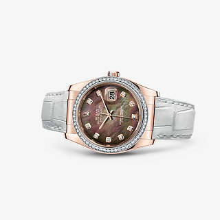 Oyster 36 mm Everose gold diamonds 01