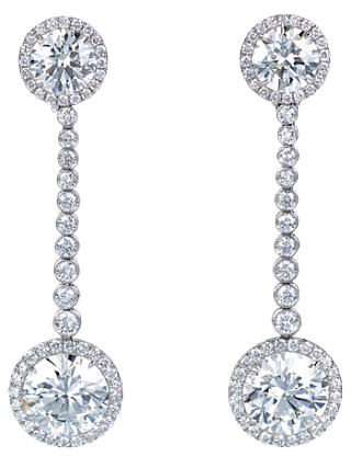 Jacob & Co. Jewelry High Jewelry Round Brillant Cut Drop Earrings 91122082