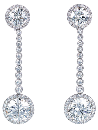 Jacob & Co. Jewelry High Jewelry Round Brillant Cut Drop Earrings 91122082 Jacob & Co. Jewelry High Jewelry Round Brillant Cut Drop Earrings 91122082
