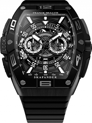 Franck Muller Skafander Chronograph SKF 46 DV CC DT TTNRBR TTNR BLACK Franck Muller Skafander Chronograph SKF 46 DV CC DT TTNRBR TTNR BLACK