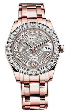 Rolex Datejust Special Edition Pearlmaster 39 mm Everose Gold 86285-0002 Rolex Datejust Special Edition Pearlmaster 39 mm Everose Gold 86285-0002