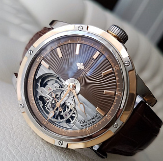 Mecanograph Titanium and Rose Gold 01