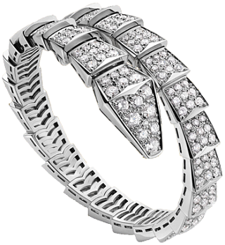 Bvlgari Jewelry SERPENTI Jewelry SERPENTI bracelet white gold BR855231