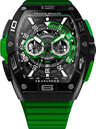 Franck Muller Skafander Chronograph SKF 46 DV CC DT TTNRBR TTNR GREEN Franck Muller Skafander Chronograph SKF 46 DV CC DT TTNRBR TTNR GREEN