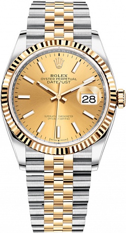 Rolex Datejust 36,39,41 mm 36 mm Yellow Gold 126233-0015