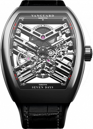 Franck Muller Vanguard Skeleton Stainless steel V 45 S6 SQT Franck Muller Vanguard Skeleton Stainless steel V 45 S6 SQT