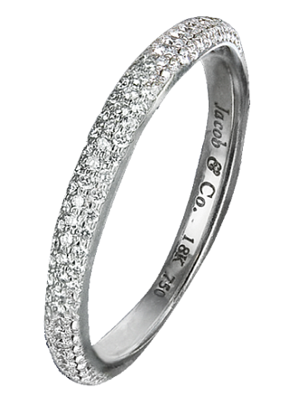 Jacob & Co. Jewelry Bridal Narrow Diamond Wedding Band 91019151 Jacob & Co. Jewelry Bridal Narrow Diamond Wedding Band 91019151