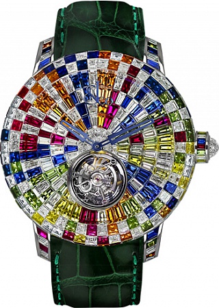 Jacob & Co. Watches High Jewelry Masterpieces Caviar Tourbillon Arlequino CV201.30.HX.HX.A Jacob & Co. Watches High Jewelry Masterpieces Caviar Tourbillon Arlequino CV201.30.HX.HX.A