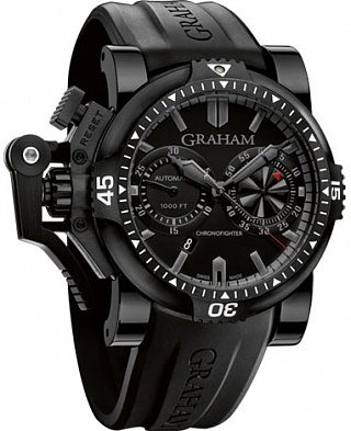 Graham Chronofighter Oversize Diver Deep Black 2OVEB.B38A Graham Chronofighter Oversize Diver Deep Black 2OVEB.B38A