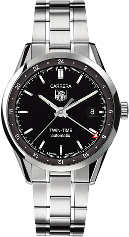 TAG Heuer Carrera Twin Time Automatic 39 mm WV2115.BA0787