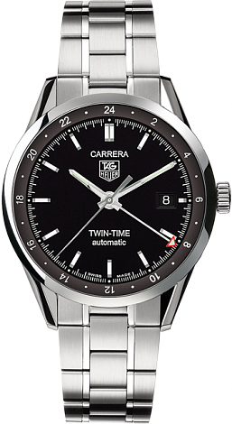 TAG Heuer Carrera Twin Time Automatic 39 mm WV2115.BA0787 TAG Heuer Carrera Twin Time Automatic 39 mm WV2115.BA0787