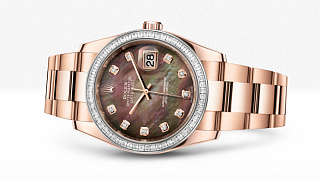 Oyster 36 mm Everose gold diamonds 01