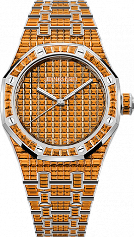 Audemars Piguet Lady Royal Oak "50th Anniversary" 37 mm Orange Spessartite 15554BC.SE.1274BC.01 Audemars Piguet Lady Royal Oak "50th Anniversary" 37 mm Orange Spessartite 15554BC.SE.1274BC.01