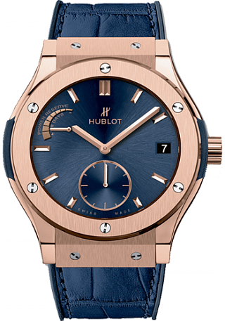 Hublot Архив Hublot Power Reserve King Gold Blue 45 mm 516.OX.7180.LR