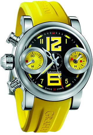 Graham Swordfish Big 12-6 Steel with Yellow Dial 2SWAS.B16A.K33B