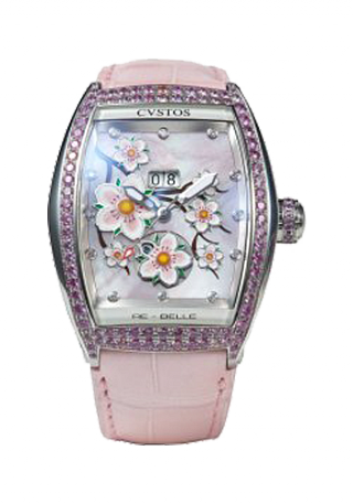 Cvstos Re-Belle Sakura steel pink sapphires