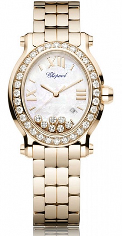 Chopard Happy Sport Happy Sport Oval 7 Diamonds 275350-5004