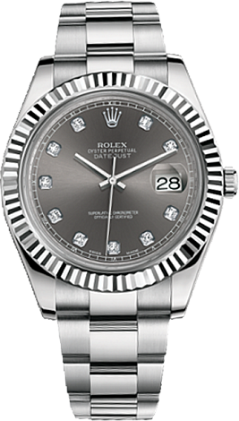 Rolex Архив Rolex Datejust II 41 mm Steel and White Gold 116334-0009 Rolex Архив Rolex Datejust II 41 mm Steel and White Gold 116334-0009