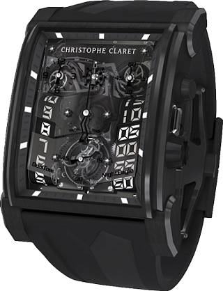 Christophe Claret DUALTOW NIGHTEAGLE Titan Black PVD - White MTR.CC20A.045 NIGHTEAGLE