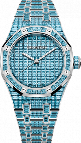 Audemars Piguet Lady Royal Oak "50th Anniversary" 37 mm Blue Topaz 15554BC.TO.1274BC.01 Audemars Piguet Lady Royal Oak "50th Anniversary" 37 mm Blue Topaz 15554BC.TO.1274BC.01