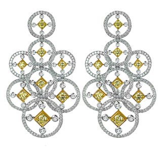 Jacob & Co. Jewelry Fine Jewelry Bria Yellow Diamond Earrings 91327459