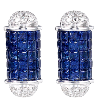 Jacob & Co. Jewelry Men's Cufflinks Sapphire & Diamond Cufflinks 90713277