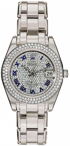 Rolex Архив Rolex 34mm White Gold 81339 Diamond-Paved Rolex Архив Rolex 34mm White Gold 81339 Diamond-Paved