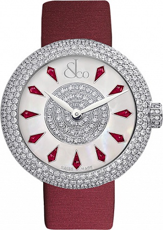Jacob & Co. Watches Ladies Collection BRILLIANT HALF PAVE BQ030.10.RH.KE.A Jacob & Co. Watches Ladies Collection BRILLIANT HALF PAVE BQ030.10.RH.KE.A