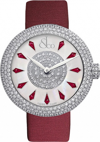 Jacob & Co. Watches Ladies Collection BRILLIANT HALF PAVE BQ030.10.RH.KE.A