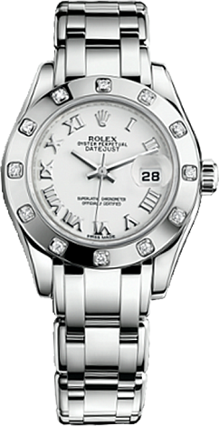 Rolex Datejust Special Edition Lady Pearlmaster 29 mm White Gold 80319-0040 Rolex Datejust Special Edition Lady Pearlmaster 29 mm White Gold 80319-0040