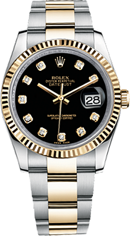 Rolex Datejust 36,39,41 mm 36 mm Steel and Yellow Gold 116233-0175 Rolex Datejust 36,39,41 mm 36 mm Steel and Yellow Gold 116233-0175