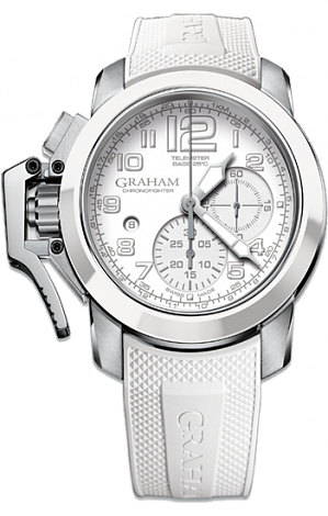 Graham Chronofighter Steel Black & White 2CCAD.W02A Graham Chronofighter Steel Black & White 2CCAD.W02A