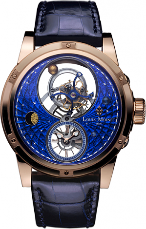 Louis Moinet Limited editions 46 mm Space Mystery Rose gold