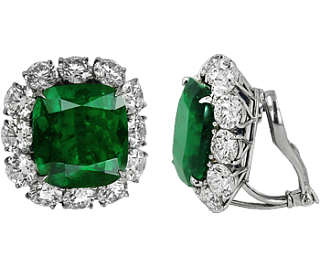 Jacob & Co. Jewelry High Jewelry Emerald Cluster Earrings 91328568