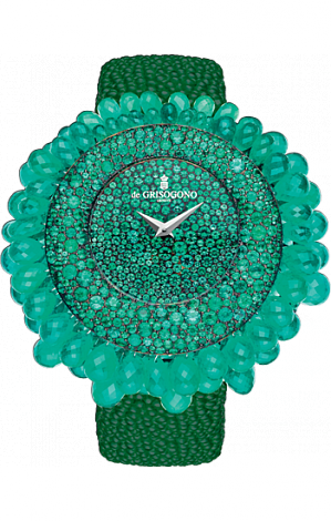 De Grisogono Watches Grappoli Emeralds White gold GRAPPOLI S01 De Grisogono Watches Grappoli Emeralds White gold GRAPPOLI S01